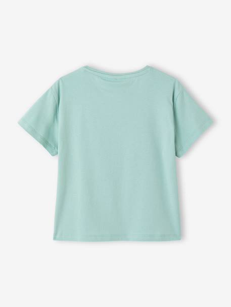 LILO & STITCH short-sleeved T-shirt aqua green 