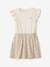2-in-1-Effect Dress for Girls ecru+indigo+pale pink+striped pink 