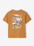 Boy's short-sleeved patterned T-shirt orange 