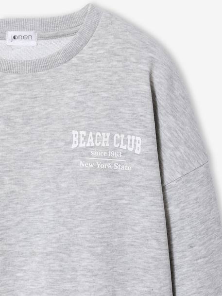 Jonen girl's essential sweatshirt marl grey 