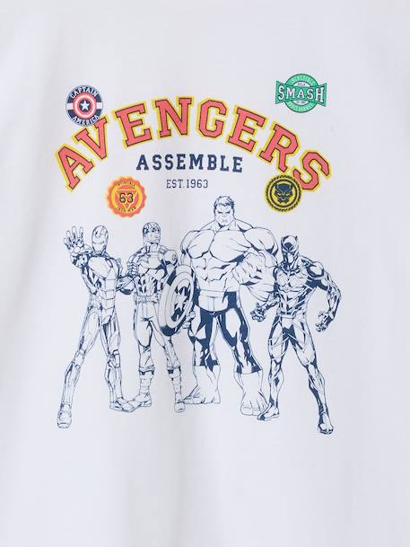 Boys' short-sleeved AVENGERS t-shirt white 