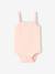 Pack of 2 girl's bodysuit with braces ecru 