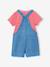 Dungaree and t-shirt set medium blue 
