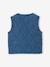 Denim sleeveless jacket medium blue 
