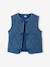 Denim sleeveless jacket medium blue 