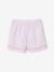 Short-sleeved pyjama playsuit to customise lilac 