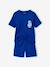 Ribbed pyjama short set for boys electric blue 