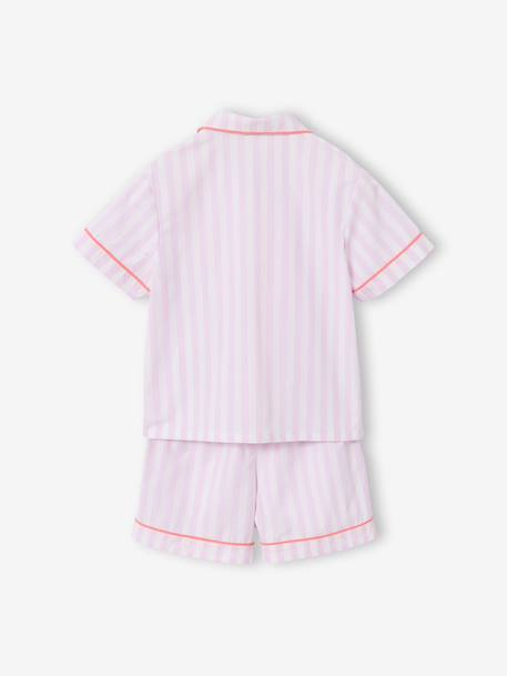 Short-sleeved pyjama playsuit to customise lilac 