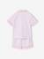 Short-sleeved pyjama playsuit to customise lilac 