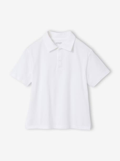 Boy's polo shirt and shorts set striped green 