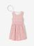 3-piece dress, cardigan and band for head accessories for hair set pale pink 