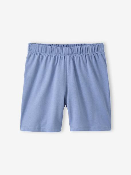 Pack of 2 short and long pyjamas ocean blue 