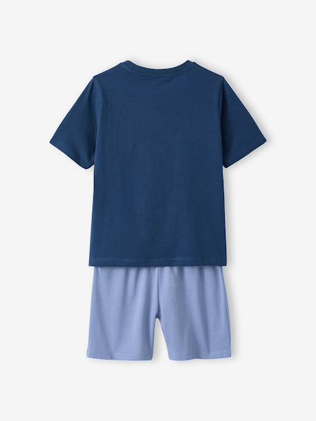 Pack of 2 short and long pyjamas ocean blue 