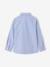 Long-sleeved shirt with bow tie sky blue 
