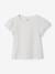 Girl's short-sleeved t-shirt ecru 