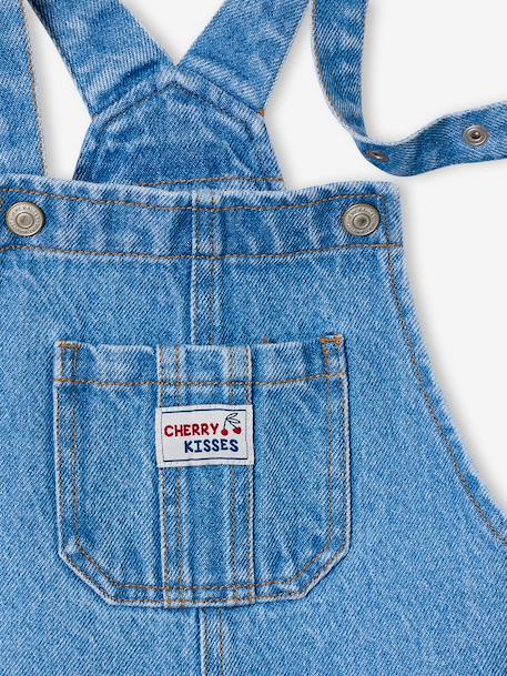 Dungaree and t-shirt set medium blue 
