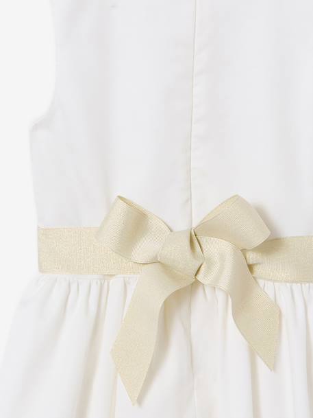 Set of skater dress, bolero and band for head accessories for hair sage green+white 