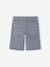 Boy's 5-pocket bermuda shorts clay beige+emerald green+grey blue+terracotta 