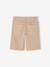 Boy's 5-pocket bermuda shorts clay beige+emerald green+grey blue+terracotta 