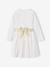 Set of skater dress, bolero and band for head accessories for hair sage green+white 