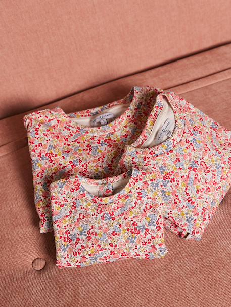 Floral print baby sweatshirt multicoloured 