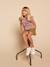 Girl's cotton gauze shorts - family capsule olive 