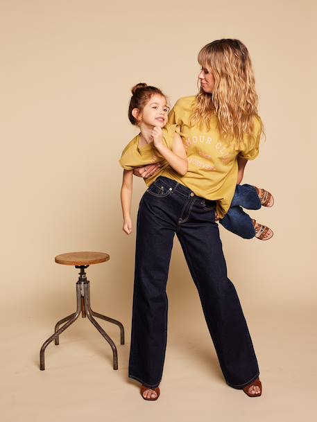T-shirt with short sleeves in organic cotton olive 