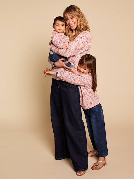 Floral print baby sweatshirt multicoloured 