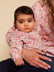 Floral print baby sweatshirt