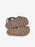 Leather Hook-&-Loop Sandals for Children, Designed for Autonomy khaki+navy blue 
