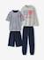 Pack of 2 short and long pyjamas navy blue 