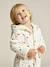COEUR baby bathrobe, with recycled cotton printed white 