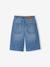 Long denim bermuda shorts double stone 