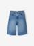 Long denim bermuda shorts double stone 