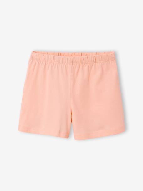 Pack of 2 pyjama shorts with hearts ecru 