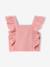 Occasion Wear Blouse & Frilled Skirt Combo blush+sage green 