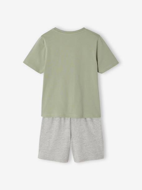 Pack of 2 vehicle pyjama shorts sage green 