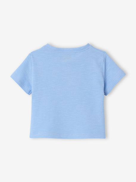 Organic cotton baby t-shirt blue 