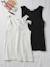 Pack of 2 organic cotton nursing tank tops black 