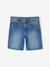 Boy's adjustable waist denim bermuda shorts double stone+stone 