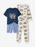 Pack of 2 short and long pyjamas ocean blue 