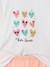 Pack of 2 pyjama shorts with hearts ecru 