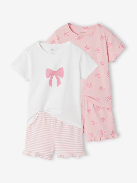 Pack of 2 knot playsuits rose 