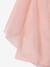 Ruffled Occasion Wear Dress in Cotton Gauze & Tulle, for Girls ecru+pale pink+sage green+white 
