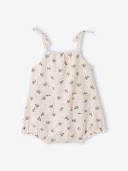 Baby-Baby girl playsuit in organic cotton