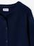 Girl's cardigan navy blue+sage green 