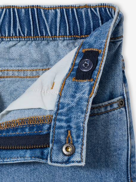 Long denim bermuda shorts double stone 