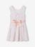 Occasion Wear Dress with Floral Print, for Girls light blue+pale pink+printed pink+printed white+white 