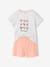 Pack of 2 pyjama shorts with hearts ecru 