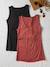 Pack of 2 Sleeveless Tops with Crossover Effect for Maternity, Fiona by ENVIE DE FRAISE navy blue+terracotta 